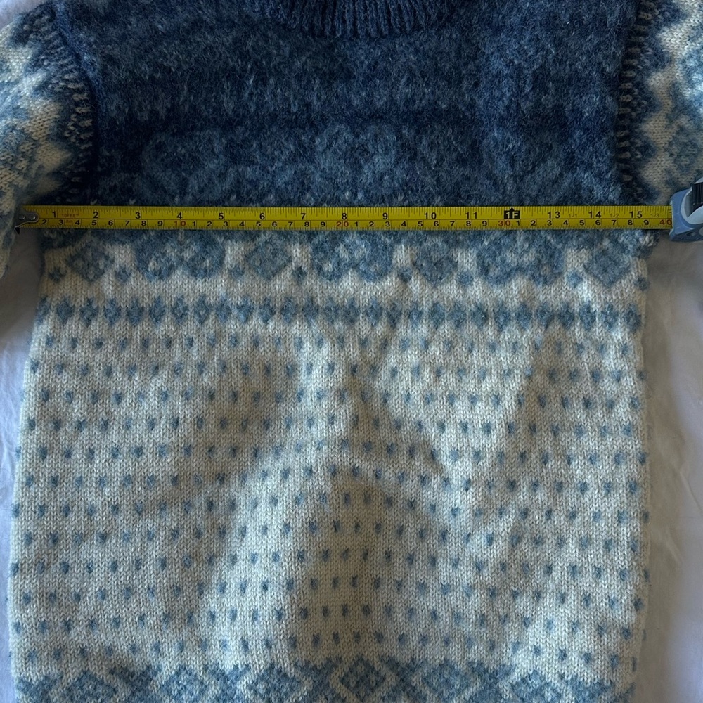 Dale of Norway Vintage Festive Wool Pull Over Setesdal Holiday Sweater - Picture 8 of 9